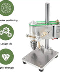 Tiny Benchtop Drill Press Precision Watch Repair Tool Adjustable Speed Up To 4500Rpm with aluminum frame and adjustable handle.