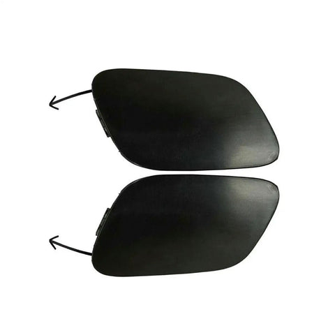 Tow Hook Cover Set for Prius 2019 2020 2021 Front Bumper Eye Lid Caps Black Left and Right 2 Pack Slick Exterior Trim Replacement