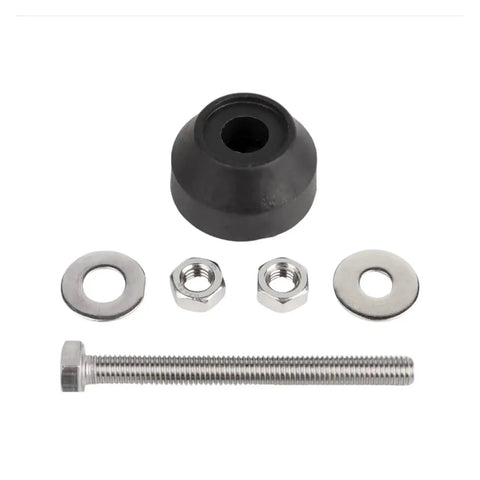 Heavy Duty Adjustable Leveling Feet M6 To M12 For Furniture In Stainless Steel Or Nylon Slip Proof And Earthquake Resistant Easy Height Adjustment For Cabinets Desks Tables And Appliances, black nylon foot with bolt