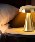 Portable Metal LED Table Lamp With Solar Power 3 Color Touch Sensor Rechargeable Desk Night Light 3 Brightness Levels Dope Bedside Light