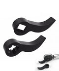 Two Piece Pry Bar Wrench Adapter Heads For Half Inch Drive Crowbar Adapters Set Ideal For Half Shaft Removal And Car Repair Tools