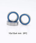 34 Piece Ball Bearing Kit For Traxxas Nitro Revo Monster Truck All Versions Sealed Bearings In Orange And Blue With Mixed Sizes For Smooth Ride Easy Install Durable RC Car Upgrades 10x15x4 mm 3 pcs sealed blue bearings