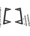 Heavy Duty Double V Metal Table Legs With Adjustable Leveling Feet And Rust Proof Finish Ultimate Flex Setup for various table heights.