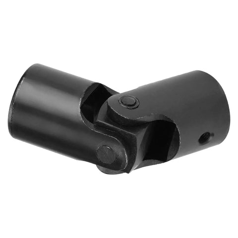 Heavy Duty Universal Joint Connector Coupling With Strong Metal Build 5/8 Inch Beam For Tough DIY Projects And Industrial Repairs That Last, black metal