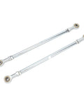 One Pair 295mm 8mm Steering Tie Rod Kit for Go Kart and ATV Racing Carts Beefy Racer Grade Heavy Duty Steel Alloy