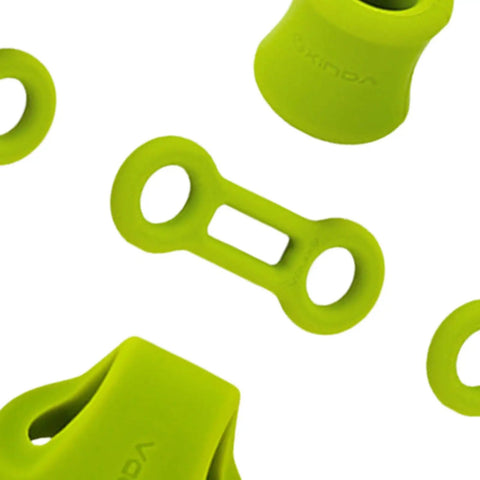 9 Climbing Carabiners Locking S Tool Set With Positioning Device For Rappel Abseil And Rescue Silicone Keeper Fixed Green Gear