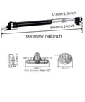 40N 8.8lb Gas Struts Lift Supports For Cabinets Toy Boxes And Tool Boxes 6 Inch Soft Open Lid Stay Black 4 Pack Built Tough