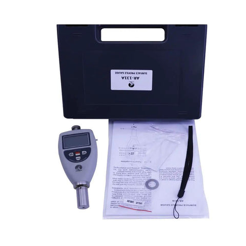 Pro Grade Surface Roughness Tester And Surface Profile Gauge With LCD Display 0 To 750 Microns Range For Shot Blasting Printing And Anti Corrosion Coating Durable Easy Readout Meter in case with manual