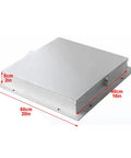 Stainless Steel Outdoor Manhole Cover With Lock For Driveway And Garden Anti Theft Septic Lid 50 Cm 20 Inch
