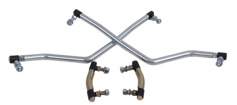 Adjustable Steering Drag Link Set LH And RH With 2 Tie Rod Pivot Links Fits Husqvarna Jonsered Craftsman AYP Poulan Pro Yard Tractors And Mowers Built Tough Durable Steel Construction Easy Install Model Numbers 583513301 583513401 583513501 steel steering links