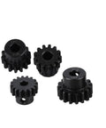 Hardened Steel Pinion Gear Set For RC Cars 13T 14T 15T 16T For 5mm Motor Shaft Works With Steel Spur Gears Beefed Up Pro Grade