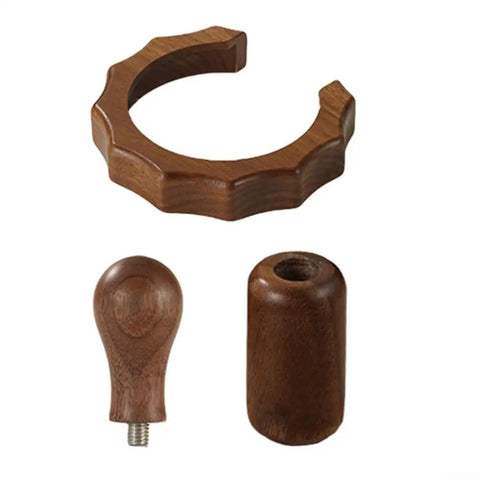 Solid Wood Anti Scald Guard For GemiLai 3145 Brew Head And 3006 Steam Knob, durable kitchen accessory pieces