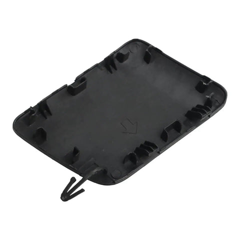 Nissan NV200 Front Tow Hook Bracket Cover Cap Durable Plastic Replacement With Easy Install No Sweat For 2013 2014 2015 2016 2017 2018 2019 2020 Models 622A03LM0A, angled view