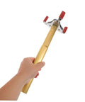 Dead Simple Fire Alarm Removal Tool With Long Extendable Pole For Quick Ceiling Smoke Sensor Detachment and Reliable Ladderless Home Safety Maintenance, held in hand.