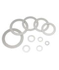 Pro Grade Ultrathin Flat Washer Set M3 To M20 600 Pieces 0.2mm Stainless Steel 304 A2-70 Shim Gasket Kit Box For Precise Load Distribution, Corrosion Resistance, Indoor Outdoor Use, Durable Hardware Spacers. stainless steel flat washers in mixed sizes