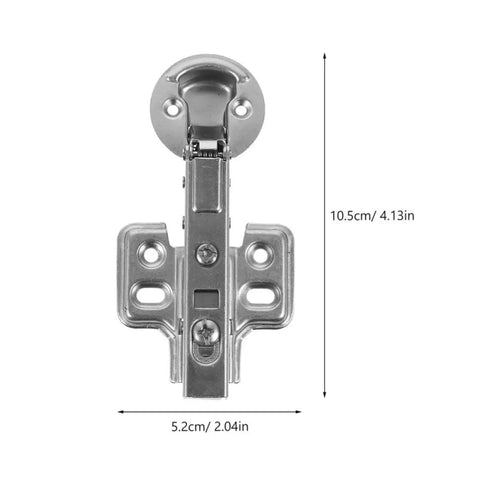 Stainless Steel Cabinet Door Damper Hinges With Hydraulic Damping No-Slam Soft Close for Kitchen Cabinets and Doors Replacement