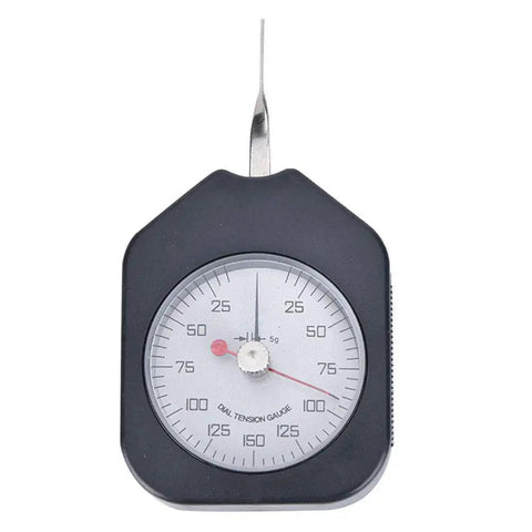 Dual Needle Dial Tension Meter For Mechanical Assembly And Vehicle Repair, Clear Reading Tensiometer With Transparent Cover, Pro Grade Multiuse Tool For Spring Tension, Electronic Switch Testing, Valve And Micro Switch Checks, black dial gauge