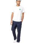 Mens Original Straight Leg Work Pants Rock Solid Heavy Duty Uniform Trousers Built Different For The Daily Grind Dark Navy Poly Cotton Blend 30W X 34L