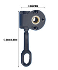 Front view of Heavy Duty Aluminum Alloy Awning Mounting Bracket With Copper Core For Tough As Nails All Weather Outdoor Canopies
