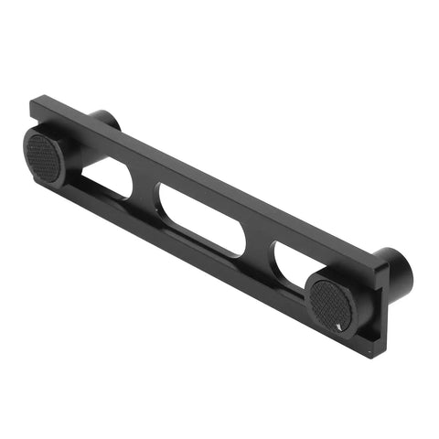 Dead Nuts Heavy Duty Aluminum Woodworking Planing Stop Set For Mft Workbench, 20mm diameter black clamp for secure hold.