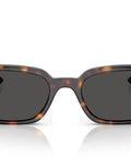 Zaya Square Sunglasses With Bio Based Havana Frames For Narrow Faces, Eco Conscious Retro Style Shades, 50mm Lenses