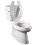 Six Pack Commercial Open Front Plastic Toilet Seat Elongated White Built To Last Heavy Duty Industrial Grade Never Loosens With Secure