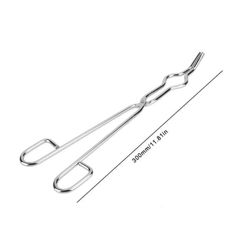 Pro Grade Stainless Steel Crucible Forceps With A Beefy 7 Mm Heavy Build And Rock Solid Non Slip Paws For No Fuss Beaker Handling And Slick Portable Lab Work