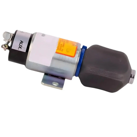 Heavy Duty 12V Shutoff Stop Solenoid Engine Cutoff Valve Replaces 2441100200 And 2326008490 For Haulotte And Manitou Boom Lifts Built Tough For Daily Grind Operations