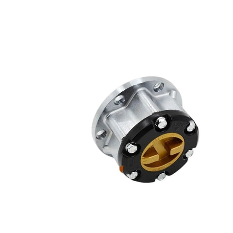 Heavy Duty Mechanical Wheel Locking Hubs Fits Suzuki Samurai Jimny Vitara Escudo With 26 Spline Reinforced Bearings close-up view.