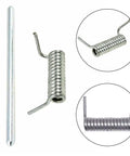 Two Pack Hinge Pins And Torsion Springs Combo For Lawn Care Gear Replacement, Includes 2x 732-1014C Torsion Springs And 2x 747-0710A Hinge Pins