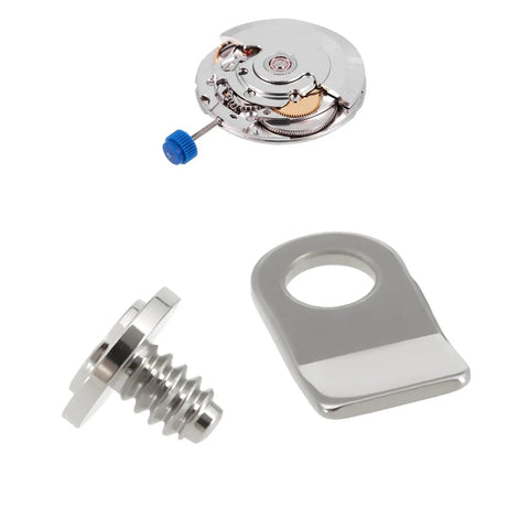 10 Piece Watch Movement Clamp Tab And Screw Set For ETA 2824 2834 2836 2846 Movements, Stainless Steel Detail