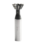 6 Flute Dovetail Milling Cutter 60 Degree HSS Metalworking Tool For Stainless Steel Carbon Steel Cast Iron And Alloys, 20mm Diameter