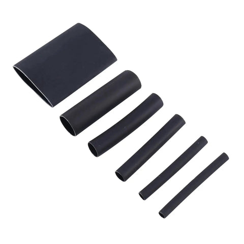 Awesome 800 Pc Heat Shrink Tubing Kit With Super Fast 3:1 Ratios Adhesive Lined Marine Grade Wraps That Seal Tight For Any Industrial Jobsite Or DIY Electrical Fixins Without Getting Burned. black heat shrink tubing set, 7 sizes