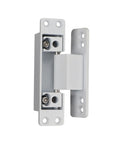 Invisible Door Hinge Adjustable Heavy Duty Door Connector Aluminum Alloy Concealed Hardware For Furniture Cabinet Window Bookshelf And Wardrobe Applications Built Tough With Smooth Operation, gray concealed hinge close-up