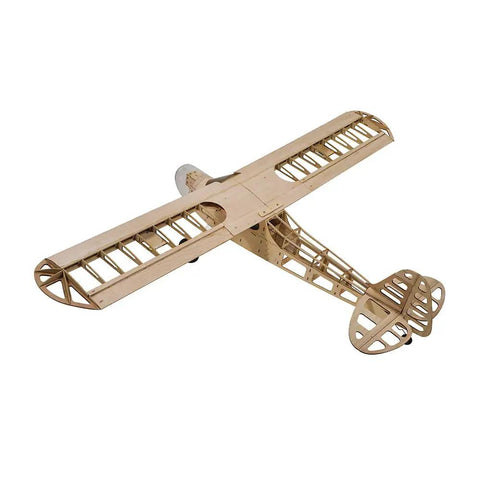 RC Balsa Airplane Kit Piper Cub J3 Laser Cut 46 Inch Wooden Model Planes to Build for Adults DIY Unassembled frame