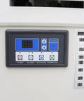 Control panel of Straight Up Heavy Duty Mobile Spot Cooler Powers Down Heat With 20400 Btu Of Serious Cooling Capability.