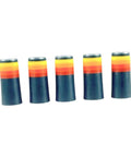 Five Piece Golf Iron Ferrules Repair Kit For Easy Club Upgrades, Taper Tip Adapters And Covers, Fit 0.35 Inch Shafts