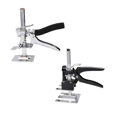Heavy Duty Arm Lifting Tool For Moving Furniture And Installing Cabinets Doors Or Windows Rigid Carbon Steel Build shown from two angles.
