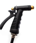 High Pressure Industrial Cleaning Sprayer For Lathe And Machinery, Heavy Duty Water Gun With Stainless Steel Joint And Durable Polyurethane Tube, Temperature Range Minus Fifteen To Sixty Five Celsius, Built For Pro Grade Shops; black spray gun with 6m hose