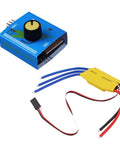 DC 12V 30A High Power Brushless Motor Speed Controller Three Phase PWM Regulator Driver With Safe Startup, wires visible