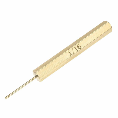 Rock Solid Brass Pin Punch 1 16 Inch Non Marring Drive Alignment Tool for precision watch repair, solid brass construction.