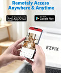 Slick Hidden Smoke Detector With Hella Crisp 1080P Wireless Video And Flawless Wifi Connectivity viewed on smartphone showing pets.