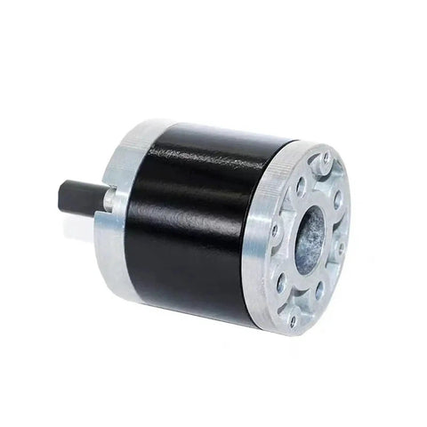 Beefy 42mm Planetary Gearbox For 775 795 895 Geared Motors With Massive Torque And Low Speed, shown at an angle