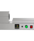 Straight Up Pro 110V Wine Bottle Cap Shrink Sealer Machine With Smart Digital Thermostat side view showing control panel.