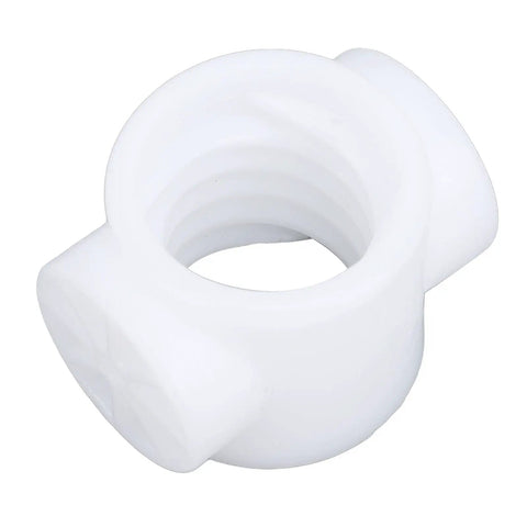 Heavy Duty Trolley Nut Replacement Kit For K75 39337 And LA500 Trolleys Plastic Sturdy Spare Nut White Finish Close-up