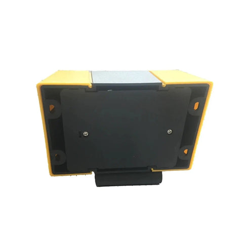 Wall Mounted Retractable Safety Barrier With Heavy Duty Black Yellow Isolation Cord For High Traffic Areas Featuring Rock Solid Stands And Easy Glide Reel For Hassle Free Line Sorting
