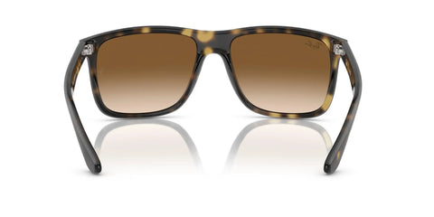 Boyfriend Two Oversized Sunglasses With Havana Frame And Clear Gradient Brown Lenses For 100 UV Protection 60 MM Lens Width A Dope Square Look For Effortless Streetwear Vibes Everyday, front view showing frame design.
