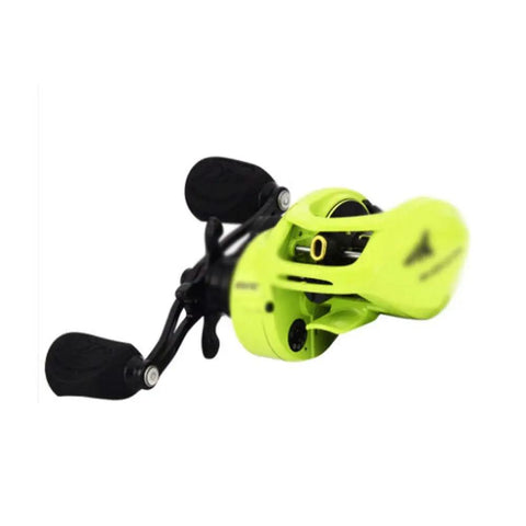 Palm Sized Long Throw Fishing Reel With All Metal Body Anti Rust Build Smooth Casting And Line Memory Lightweight Yet Durable