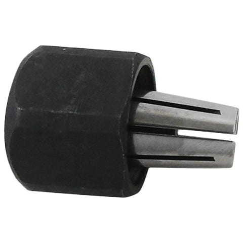 Close-up of One Eighth Inch Collet Chuck Assembly for Milwaukee Die Grinders fits 2485 2486 20 models replacement part