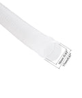Premium Flexible Air Conditioner Drain Pipe For Home Split Units No Sweat Setup Zero Drip Drama Six Foot Heavy Duty Cooling System Smooth Flow White PVC Tubing close-up showing flexible, clear PVC tubing with measurements.